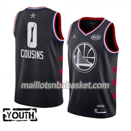 Maillot Enfant Golden State Warriors DeMarcus Cousins 0 2019 All-Star Jordan Brand Noir Swingman Maillot Enfant Golden State Warriors DeMarcus Cousins 0 2019 All-Star Jordan Brand Noir Swingman